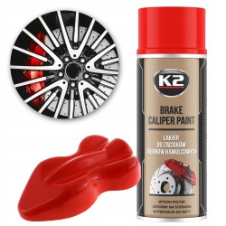 Lakier do zacisków i bębnów hamulcowych 400ml K2 BRAKE CALIPER PAINT RED