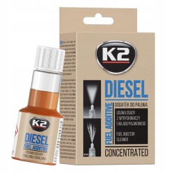 Środek do czyszczenia wtryskiwaczy Diesla 50 ml K2 DIESEL DODATEK DO PALIWA