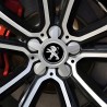 4 Emblematy Dekielki na Felgi Kołpaki Koła PEUGEOT KOMPLET TOP 60mm