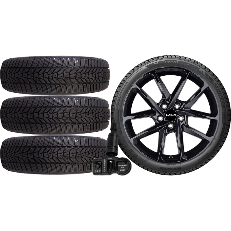 NOWE KOŁA ZIMA KIA SORENTO MQ4 Hankook 235/55R19+TPMS*19 NOWE KOŁA ZIMA KIA SORENTO MQ4 Hankook 235/55R19+TPMS*19