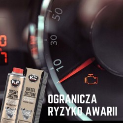 Środek do czyszczenia wtryskiwaczy K2 DIESEL DICTUM 500 ML USUWA OSADY