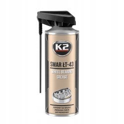 Smar do Łożysk w Sprayu K2 LT43 400ml NIE ŚCIEKA, WYDŁUŻA ŻYWOTNOŚĆ
