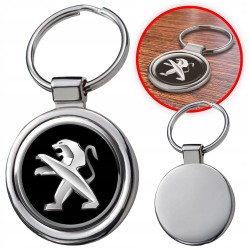 3D BRELOK Breloczek Zawieszka do Kluczy z Logiem Samochodu PEUGEOT PREZENT