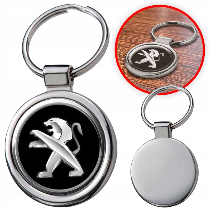 3D BRELOK Breloczek Zawieszka do Kluczy z Logiem Samochodu PEUGEOT PREZENT 3D BRELOK Breloczek Zawieszka do Kluczy z Logiem Samochodu PEUGEOT PREZENT