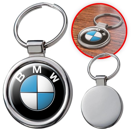 3D BRELOK Breloczek Zawieszka do Kluczy z Logiem Samochodu BMW PREZENT