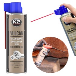 MEGA SKUTECZNY Produkt do odkręcania poluzowania śrub K2 VULCAN 500 ml