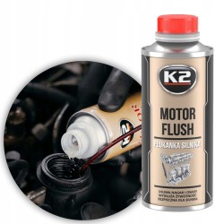 SKUTECZNY Środek do Silnika Płukanka Diesel Benzyna K2 MOTOR FLUSH 250ml