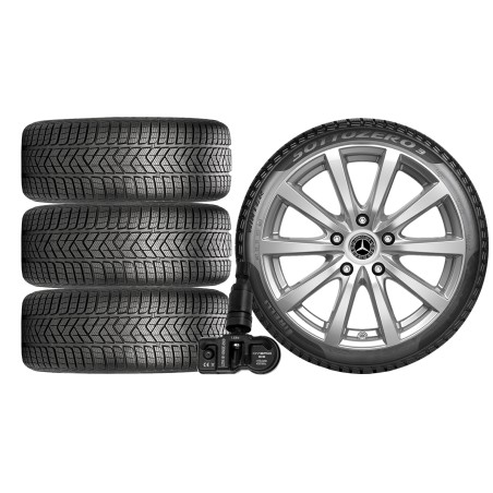 NOWE KOŁA ZIMA MERCEDES GLA H247 F2B Pirelli 215/65R17+TPMS*14