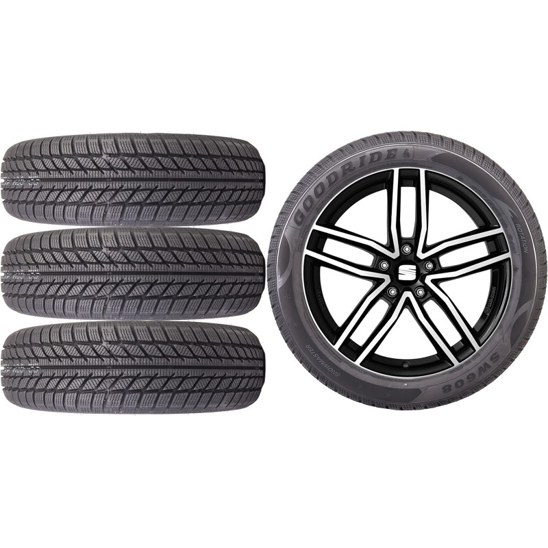 NOWE KOŁA ZIMA Seat Leon Goodride 225/45R17*5 NOWE KOŁA ZIMA Seat Leon Goodride 225/45R17*5