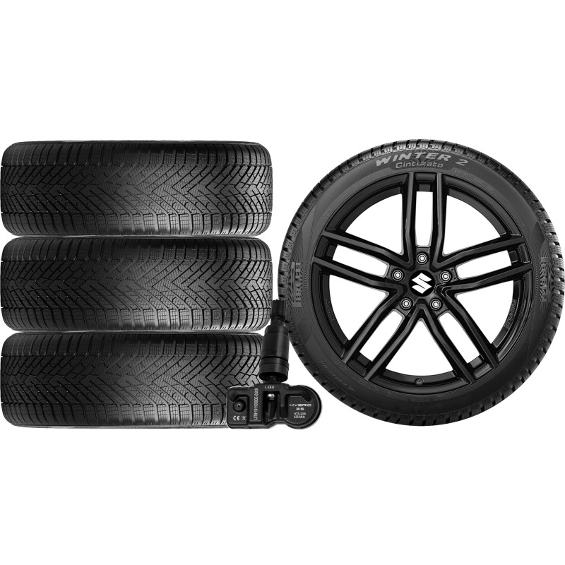 NOWE KOŁA ZIMA SUZUKI SX4 / S-Cross Pirelli 215/55R17+TPMS NOWE KOŁA ZIMA SUZUKI SX4 / S-Cross Pirelli 215/55R17+TPMS