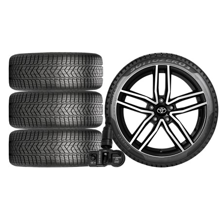 NOWE KOŁA ZIMA TOYOTA 2019.10 - Pirelli 235/45R18+TPMS*2