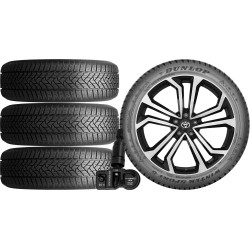 NOWE KOŁA ZIMA TOYOTA 2019.10 - Dunlop 215/55R17+TPMS*4