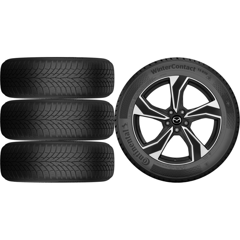 NOWE KOŁA ZIMA Mazda CX-3 (DJ1) Continental 215/50R18*6 NOWE KOŁA ZIMA Mazda CX-3 (DJ1) Continental 215/50R18*6