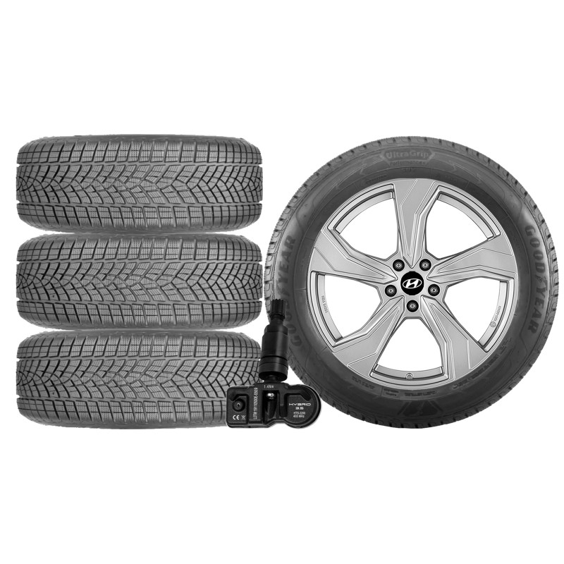 NOWE KOŁA ZIMA HYUNDAI Tucson (NX4e) Goodyear 235/55R18+TPMS*3 NOWE KOŁA ZIMA HYUNDAI Tucson (NX4e) Goodyear 235/55R18+TPMS*3