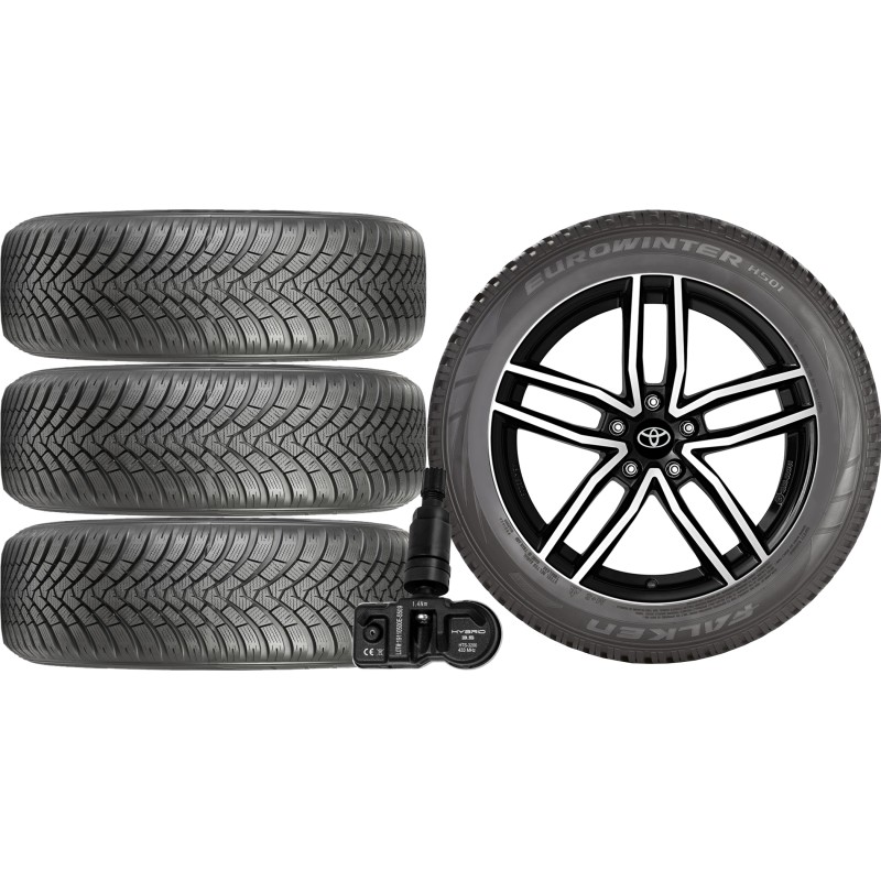 NOWE KOŁA ZIMA TOYOTA YARIS CROSS XPB1F(M) Falken 215/50R18+TPMS*2 NOWE KOŁA ZIMA TOYOTA YARIS CROSS XPB1F(M) Falken 215/50R18+TPMS*2