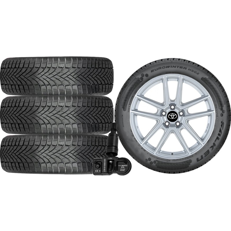 NOWE KOŁA ZIMA TOYOTA 2019.10 - Falken 215/55R17+TPMS*26 NOWE KOŁA ZIMA TOYOTA 2019.10 - Falken 215/55R17+TPMS*26