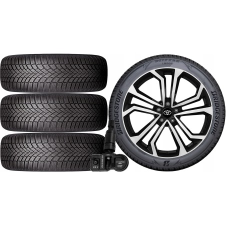 NOWE KOŁA ZIMOWE TOYOTA COROLLA Cross XG1TJ Bridgestone 225/50R18 + TPMS