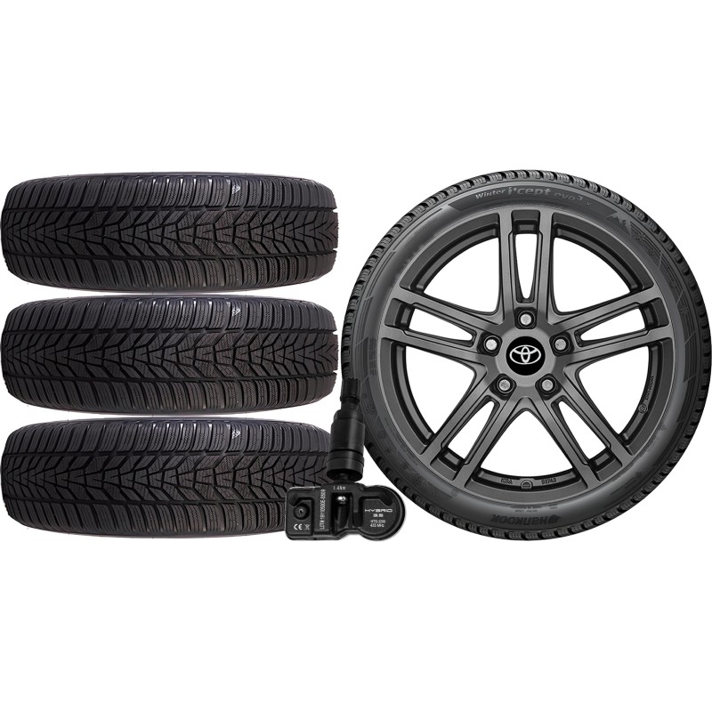 NOWE KOŁA ZIMA TOYOTA RAV 4 XA5 Hankook 235/55R19+TPMS*4 NOWE KOŁA ZIMA TOYOTA RAV 4 XA5 Hankook 235/55R19+TPMS*4