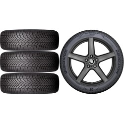NOWE KOŁA ZIMA Skoda SuperB (3T) Bridgestone 215/55R17*12