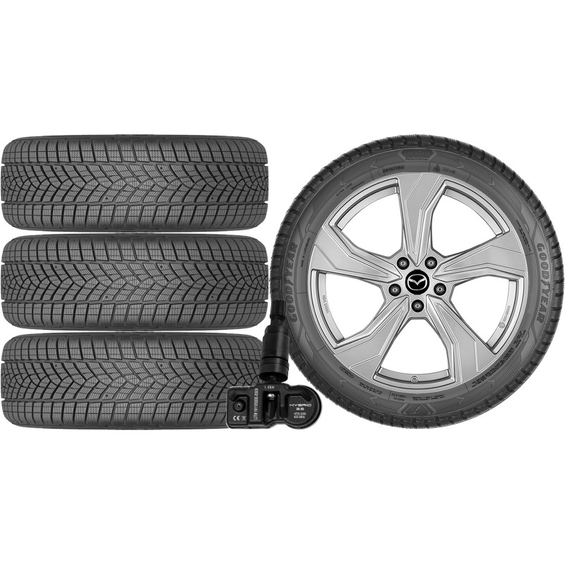 NOWE KOŁA ZIMA Mazda CX-3 (DJ1) Goodyear 215/60R16+TPMS*1 NOWE KOŁA ZIMA Mazda CX-3 (DJ1) Goodyear 215/60R16+TPMS*1
