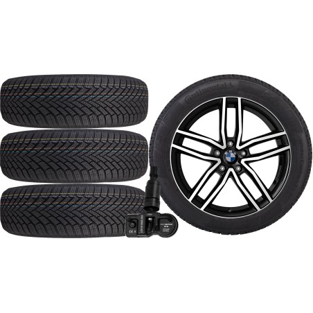 NOWE KOŁA ZIMA BMW 1 F40 F1H Continental 225/45R17+TPMS*10