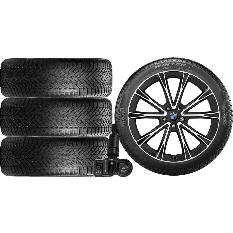 NOWE KOŁA ZIMA BMW X1 U11 U1X Pirelli 225/55R18+TPMS NOWE KOŁA ZIMA BMW X1 U11 U1X Pirelli 225/55R18+TPMS
