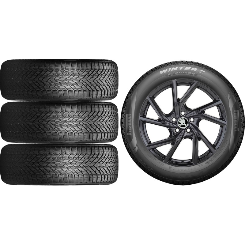NOWE KOŁA ZIMA Skoda KodiaQ Pirelli 235/50R19*9 NOWE KOŁA ZIMA Skoda KodiaQ Pirelli 235/50R19*9