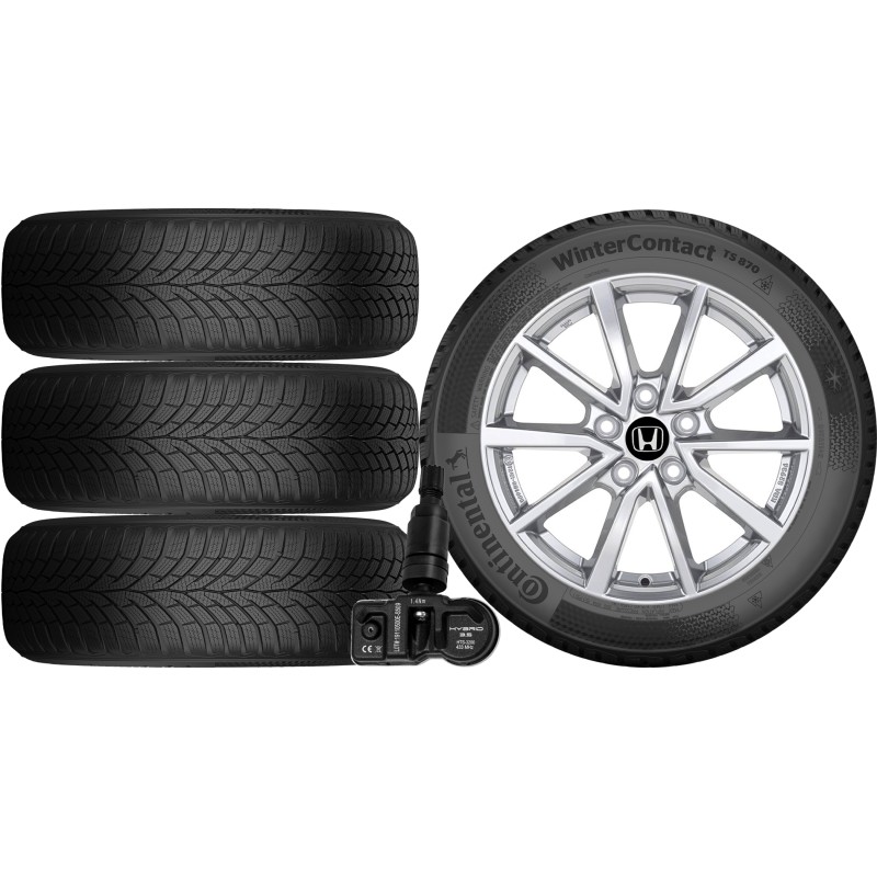NOWE KOŁA ZIMA HONDA CIVIC FE Continental 215/50R17+TPMS*8 NOWE KOŁA ZIMA HONDA CIVIC FE Continental 215/50R17+TPMS*8