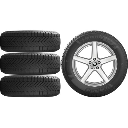 NOWE KOŁA ZIMA Skoda SuperB (3T) Michelin 215/55R17*11