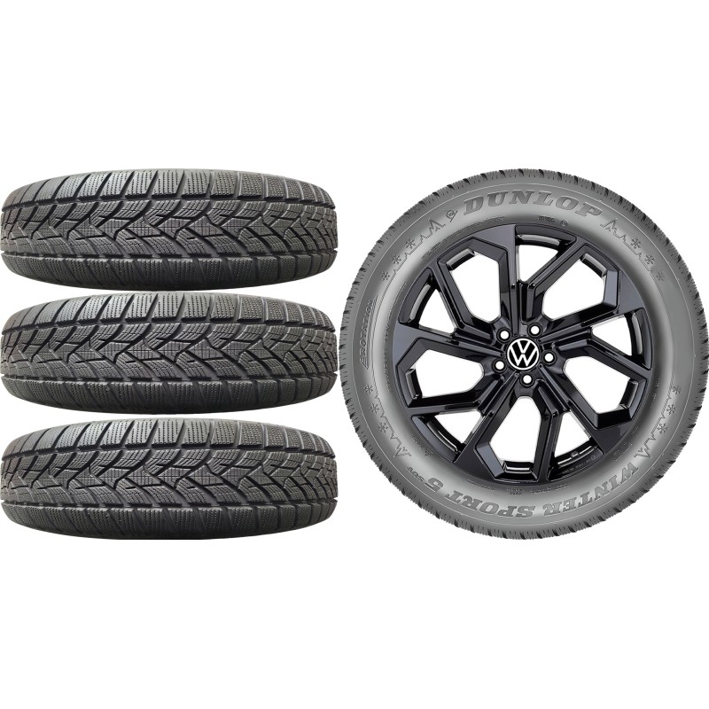 NOWE KOŁA ZIMA VW TIGUAN CT Dunlop 235/45R20 NOWE KOŁA ZIMA VW TIGUAN CT Dunlop 235/45R20