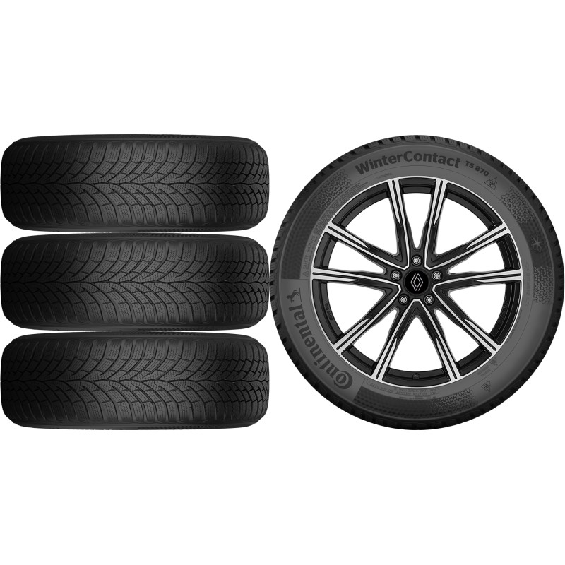 NOWE KOŁA ZIMA Renault Austral Continental 235/55R18*2 NOWE KOŁA ZIMA Renault Austral Continental 235/55R18*2