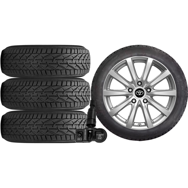 NOWE KOŁA ZIMA TOYOTA YARIS CROSS XPB1F(M) Riken 215/55R17+TPMS NOWE KOŁA ZIMA TOYOTA YARIS CROSS XPB1F(M) Riken 215/55R17+TPMS