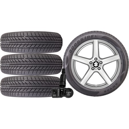 NOWE KOŁA ZIMA Suzuki VITARA (LY) Goodride 215/55R17+TPMS*9