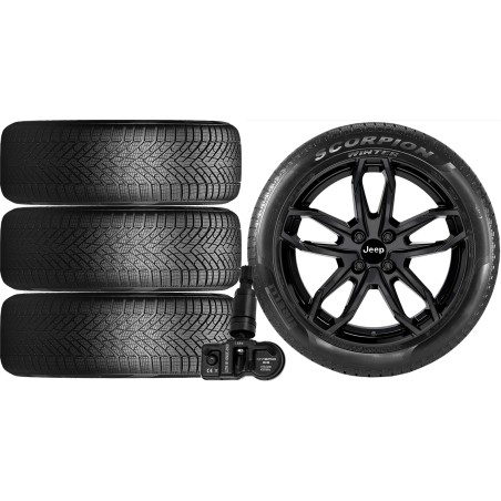 NOWE KOŁA ZIMA Jeep AVENGER FH1 Pirelli 215/60R17+TPMS*4