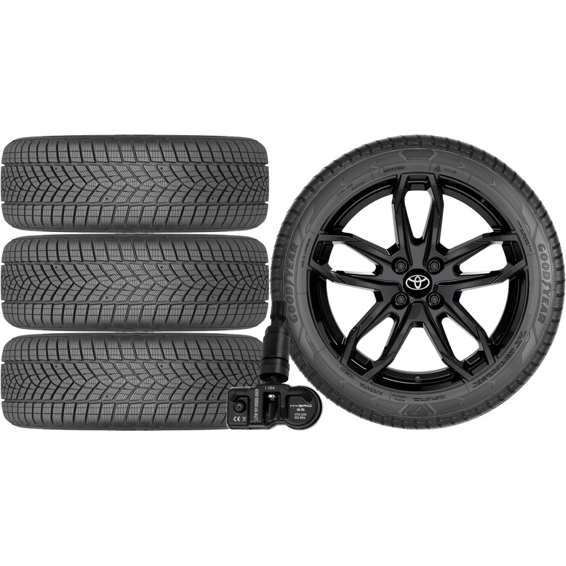 NOWE KOŁA ZIMA TOYOTA COROLLA XII 12 ZE1HE Goodyear 225/40R18+TPMS*13 NOWE KOŁA ZIMA TOYOTA COROLLA XII 12 ZE1HE Goodyear 225/40R18+TPMS*13