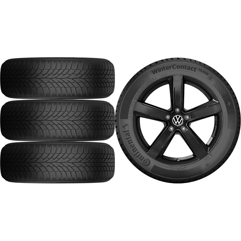 NOWE KOŁA ZIMA VW GOLF 8 VIII Continental 205/50R17*2 NOWE KOŁA ZIMA VW GOLF 8 VIII Continental 205/50R17*2
