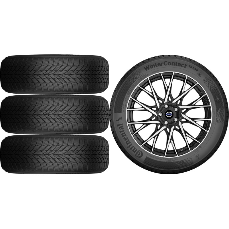 NOWE KOŁA ZIMA Volvo S60 V60 (Z) Continental 235/45R18*10 NOWE KOŁA ZIMA Volvo S60 V60 (Z) Continental 235/45R18*10