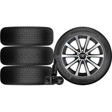 NOWE KOŁA ZIMA TOYOTA C-HR AX1T Continental 215/60R17+TPMS*11