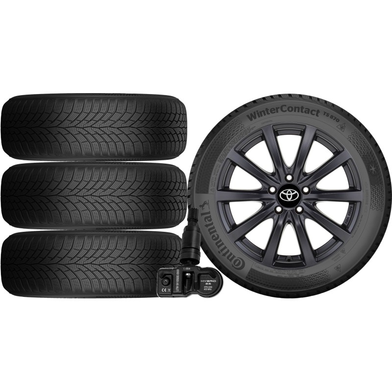 NOWE KOŁA ZIMA TOYOTA C-HR AX1T Continental 215/60R17+TPMS*9 NOWE KOŁA ZIMA TOYOTA C-HR AX1T Continental 215/60R17+TPMS*9