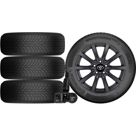 NOWE KOŁA ZIMA TOYOTA C-HR AX1T Continental 215/60R17+TPMS*9