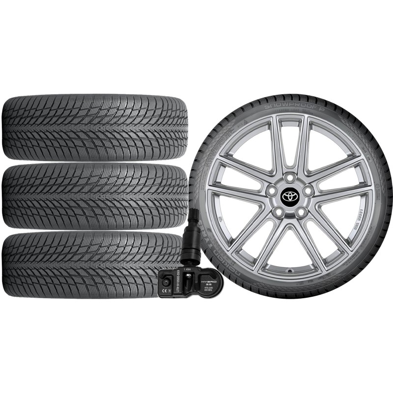NOWE KOŁA ZIMA TOYOTA 2019.10 - Nokian 235/45R18+TPMS*19 NOWE KOŁA ZIMA TOYOTA 2019.10 - Nokian 235/45R18+TPMS*19