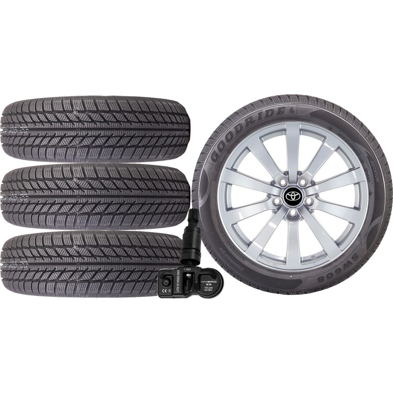 NOWE KOŁA ZIMA TOYOTA COROLLA XII 12 ZE1HE Goodride 225/40R18+TPMS*8 NOWE KOŁA ZIMA TOYOTA COROLLA XII 12 ZE1HE Goodride 225/40R18+TPMS*8