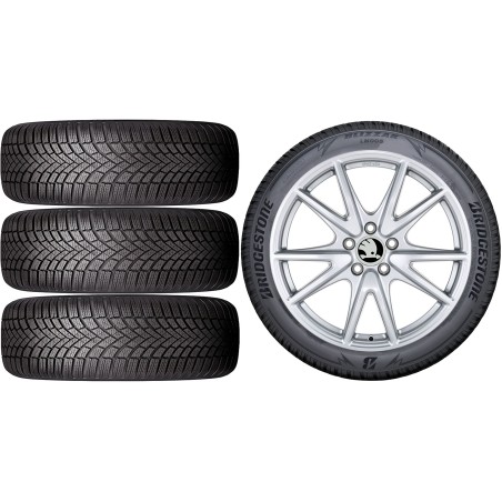 NOWE KOŁA ZIMA Skoda SuperB (3T) Bridgestone 215/55R17*14