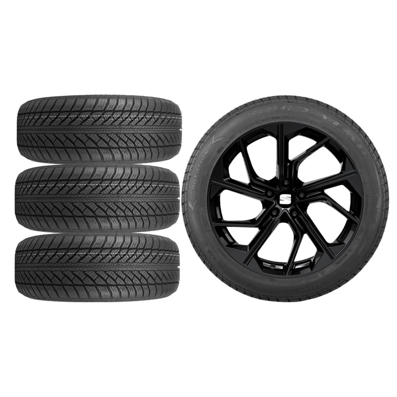 NOWE KOŁA ZIMA Seat Tarraco (KN) Goodyear 255/45R19*19 NOWE KOŁA ZIMA Seat Tarraco (KN) Goodyear 255/45R19*19