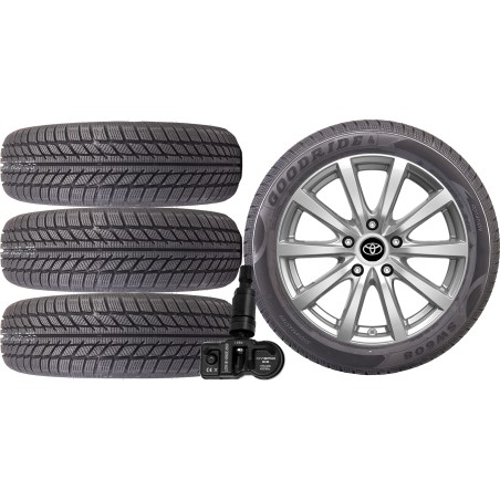 NOWE KOŁA ZIMA TOYOTA COROLLA XII 12 ZE1HE Goodride 225/45R17+TPMS