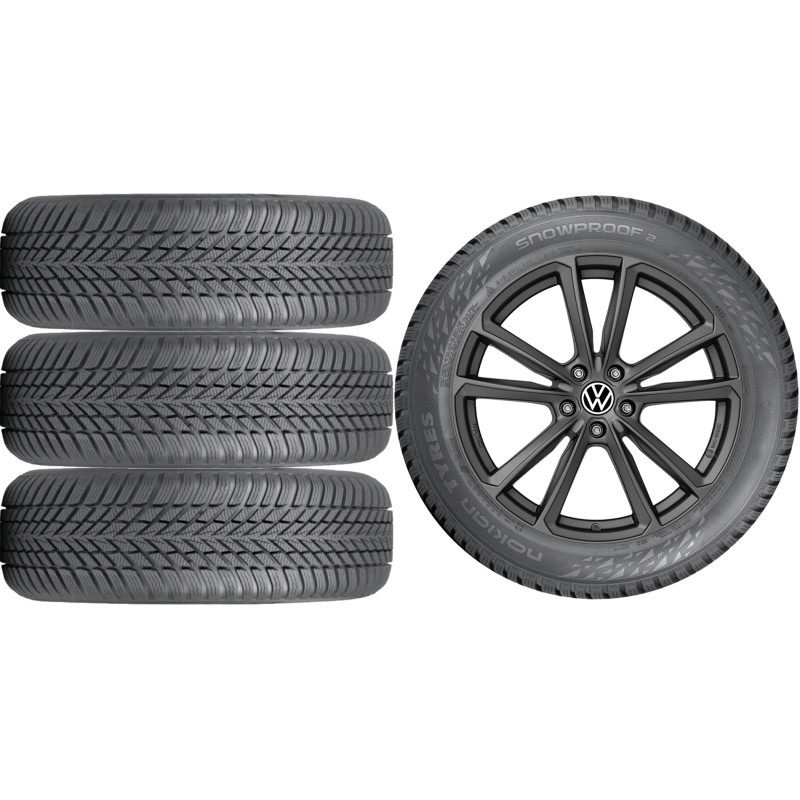 NOWE KOŁA ZIMA VW T-ROC Nokian 215/55R17*15 NOWE KOŁA ZIMA VW T-ROC Nokian 215/55R17*15