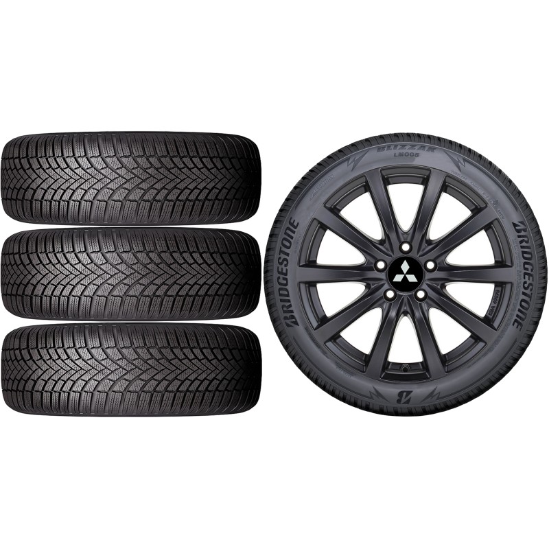 NOWE KOŁA ZIMA MITSUBISHI ASX RJB Bridgestone 215/60R17*4 NOWE KOŁA ZIMA MITSUBISHI ASX RJB Bridgestone 215/60R17*4