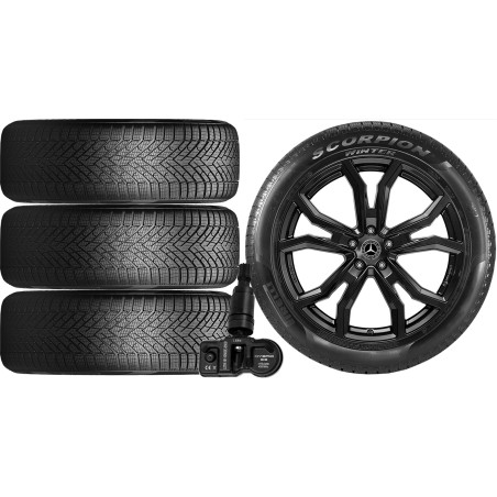 NOWE KOŁA ZIMA MERCEDES GLC W253 Pirelli 235/60R18+TPMS*3