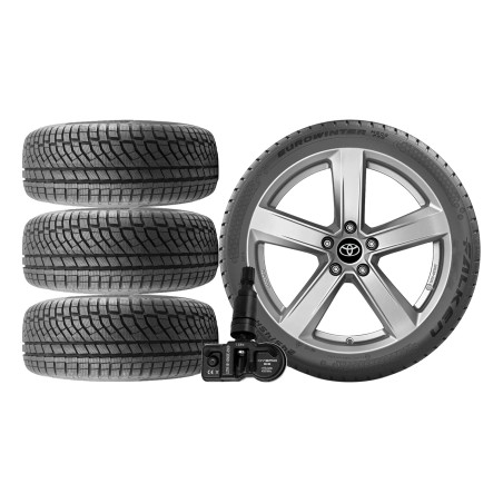 NOWE KOŁA ZIMA TOYOTA 2019.10 - Falken 235/45R18+TPMS*5