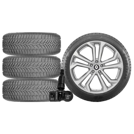 NOWE KOŁA ZIMA Renault Austral Goodyear 235/55R18+TPMS*4